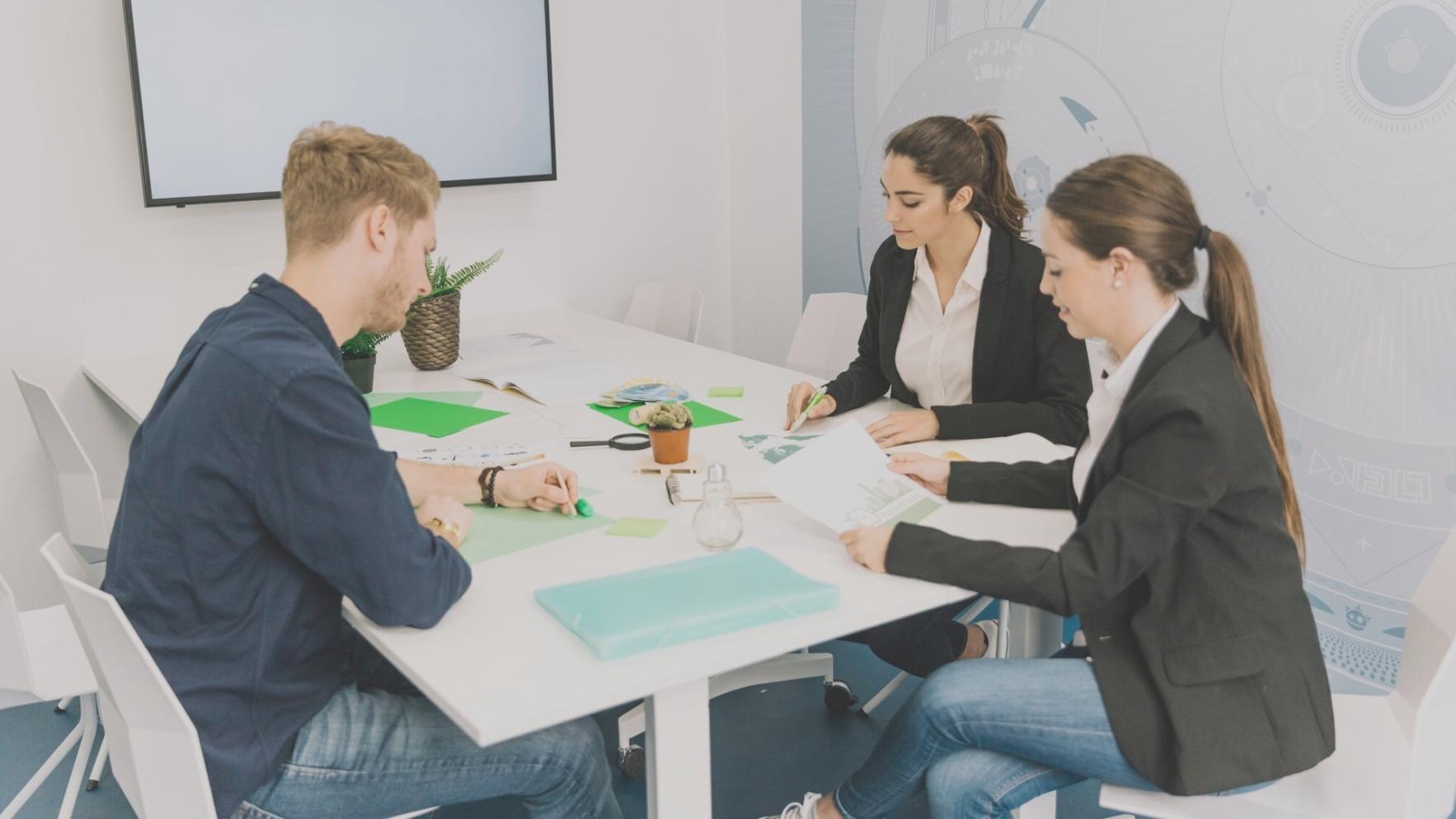 Detailed financial planning session with real business data
